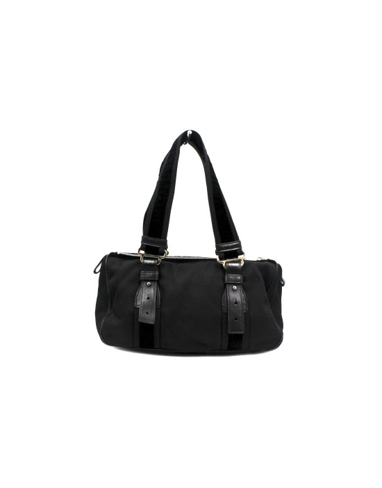 Saint Laurent Bauletto Tela Nera
