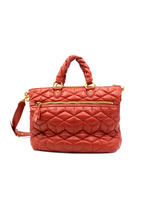 Miu Miu Shopping Pelle Rame