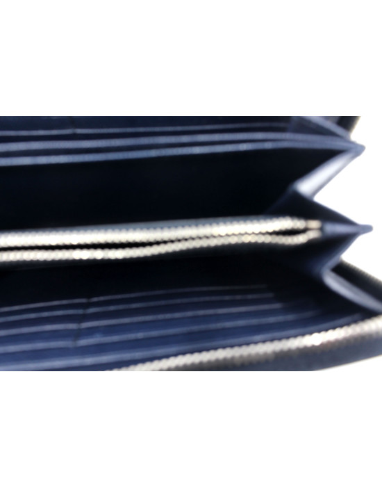 Prada Portafoglio Pelle Blu