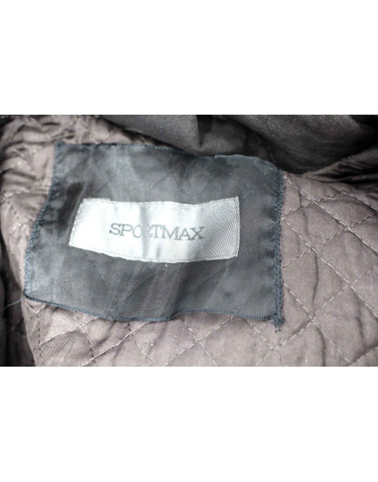 Sport Max Giubbino Pelle Marrone