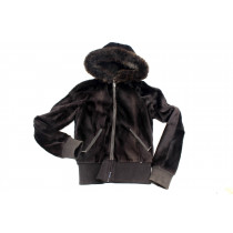 Sport Max Giubbino Pelle Marrone