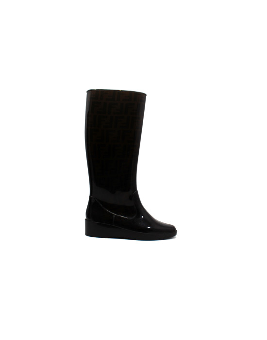 Fendi Stivale PVC Marrone