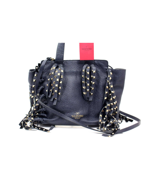 Valentino Shopping Pelle Blu