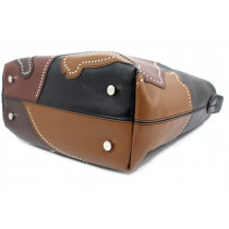 Tod's Shopping Pelle Nero e Marrone