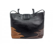 Tod's Shopping Pelle Nero e Marrone