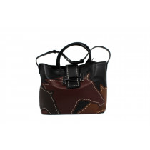 Tod's Shopping Pelle Nero e Marrone