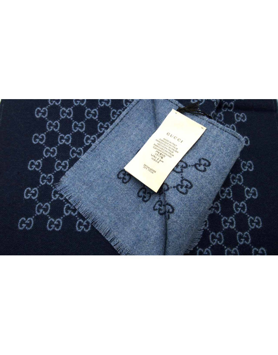 Gucci Stola Lana Blu