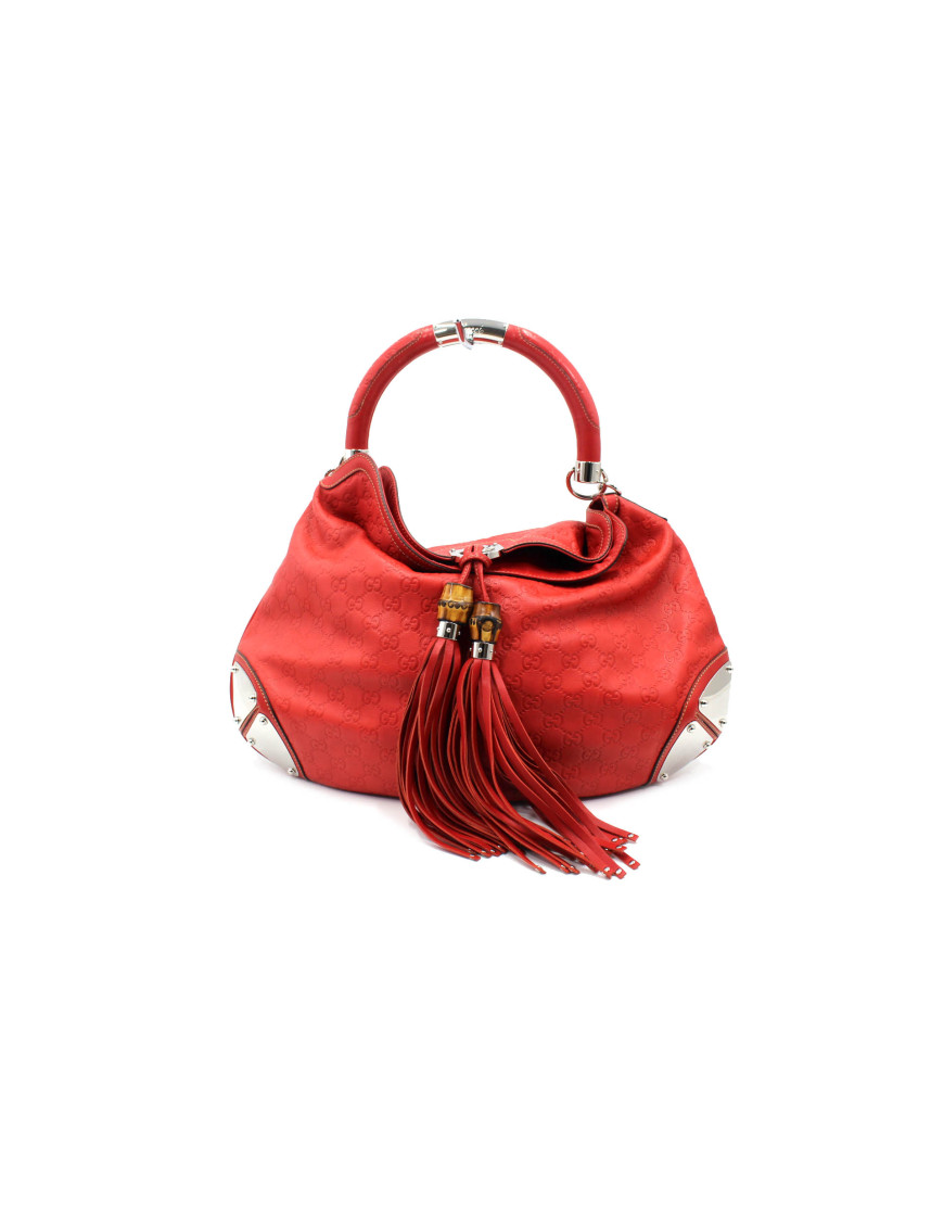 Gucci Indy Hobo Pelle Rossa