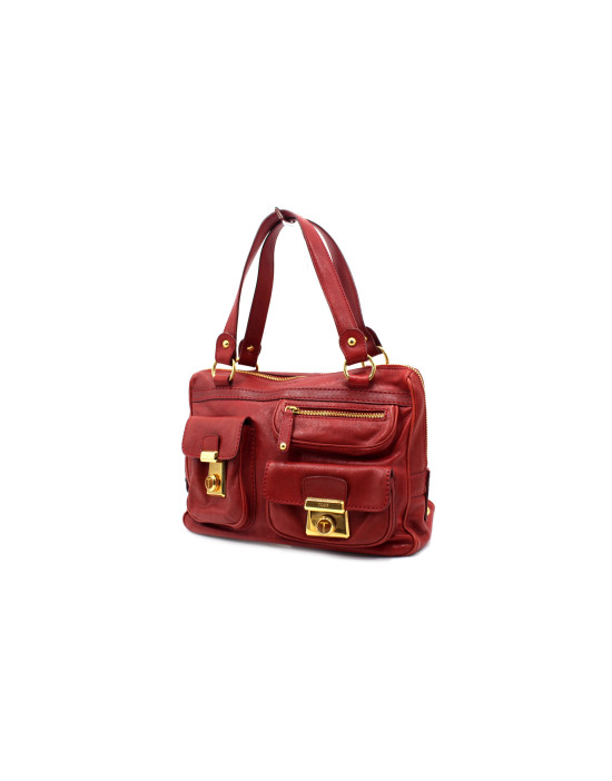 Tod's Shopping Pelle Rossa