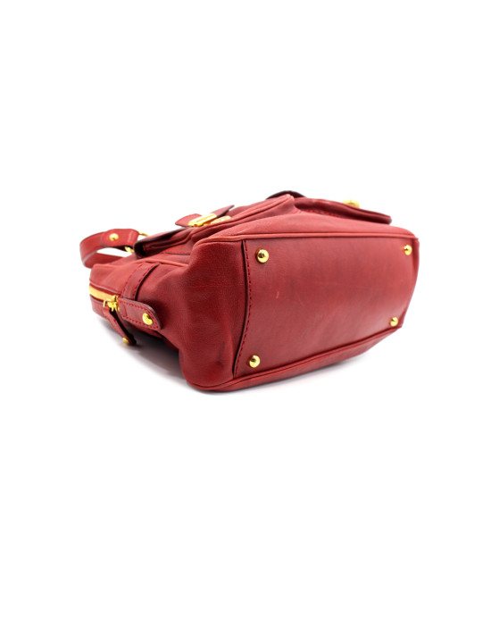 Tod's Shopping Pelle Rossa