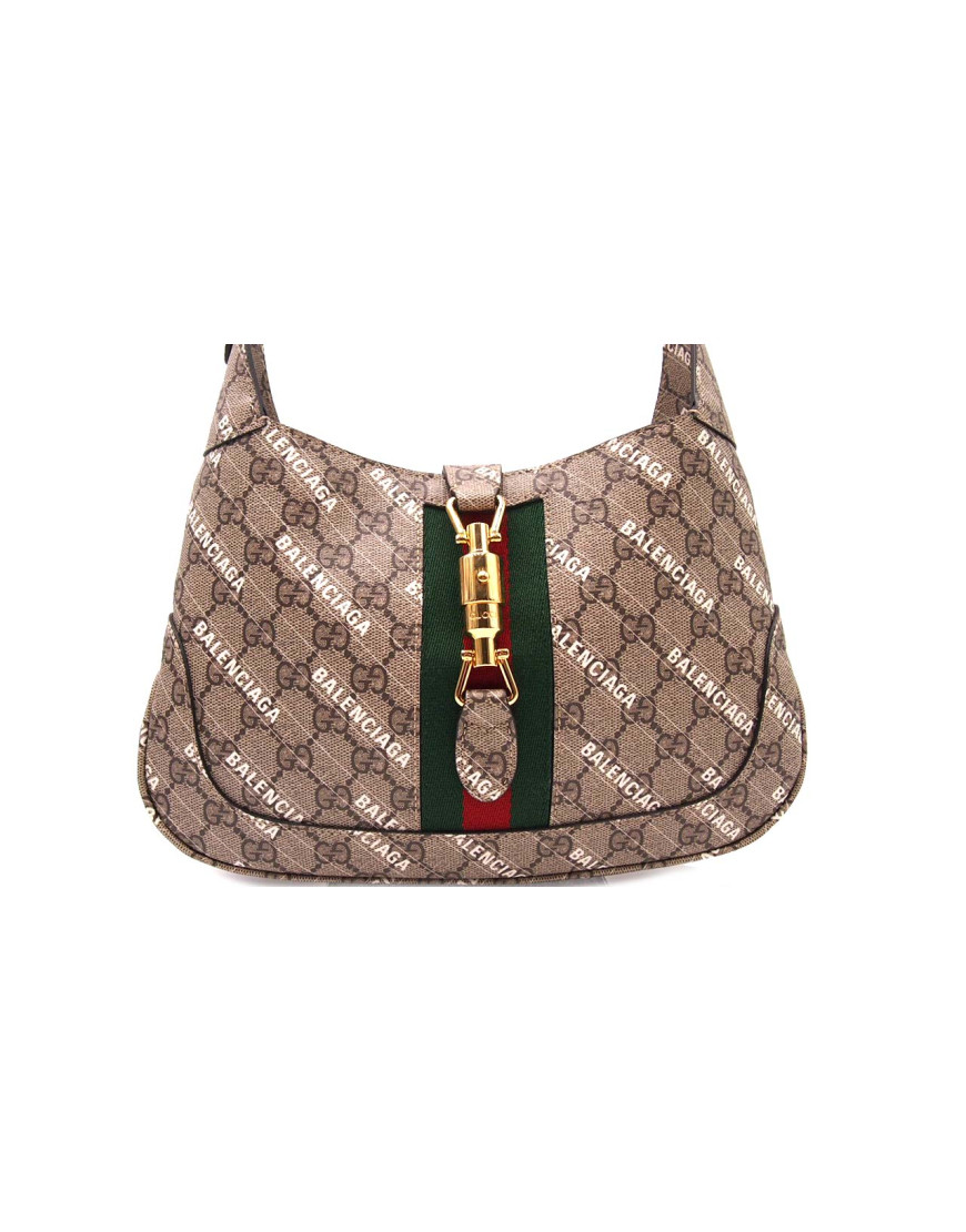 Gucci Per Balenciaga Jackie Tela Beige