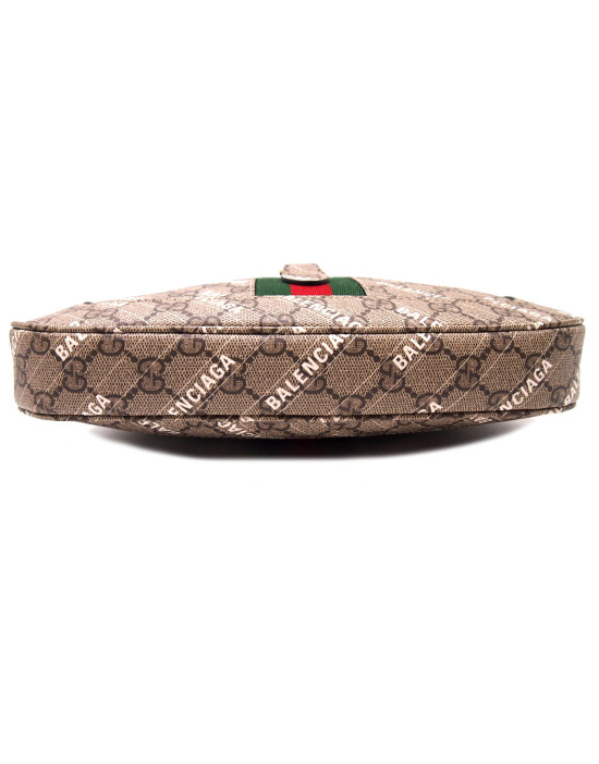 Gucci Per Balenciaga Jackie Tela Beige