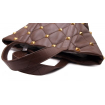 Valentino Roman Stud Pelle Marrone