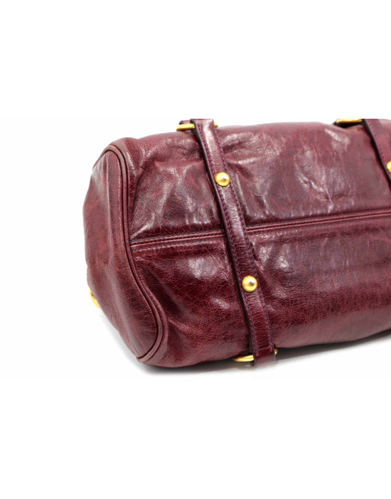 Miu Miu Bow Bag Pelle Vinaccia