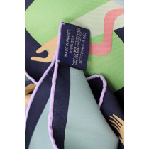 Hermes Carré Funky Dancers Light Blue