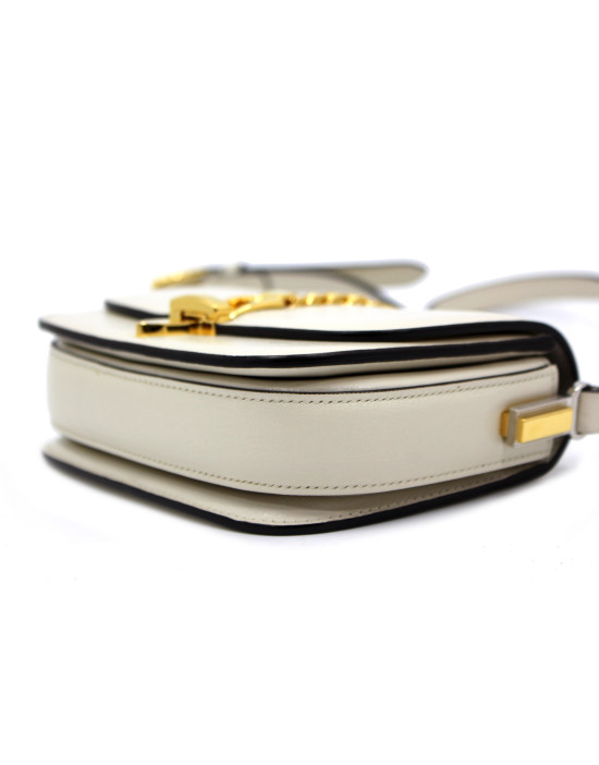 Gucci Sylvie Mini Pelle Panna