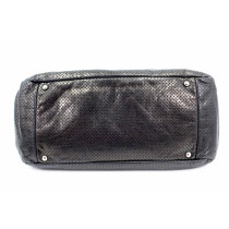 Chanel Cruise Pelle Perforated Grigio Scuro