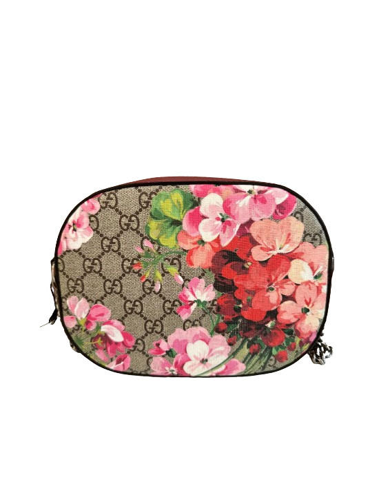Gucci Camera Bag Blooms GG Supreme Beige