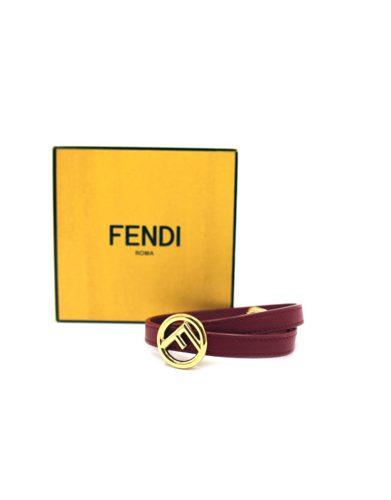 Fendi Bracciale Pelle Fragola