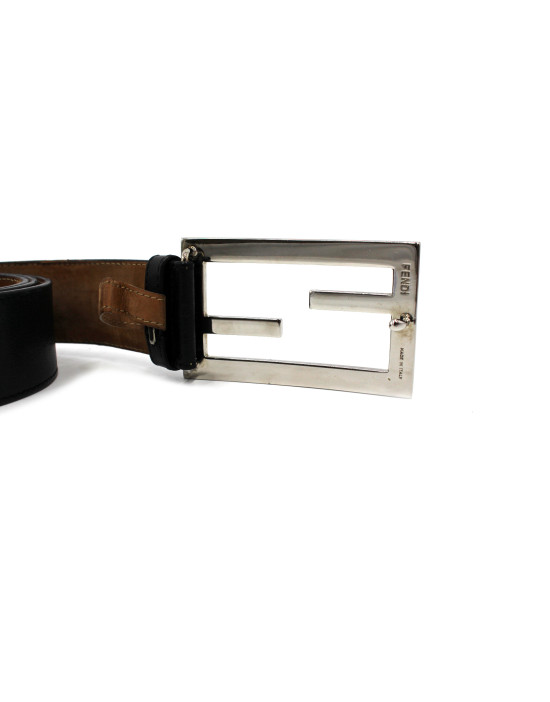 Fendi Cintura Pelle Nera