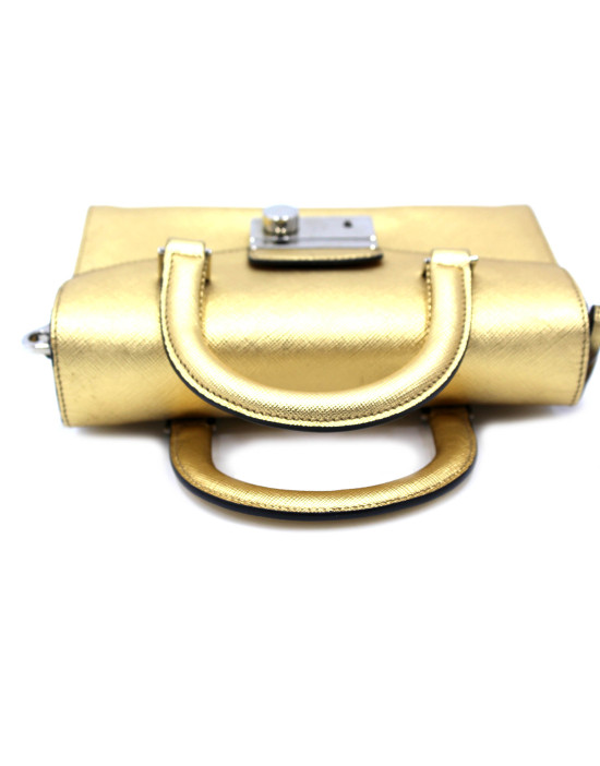 Prada Saffiano Pelle Oro