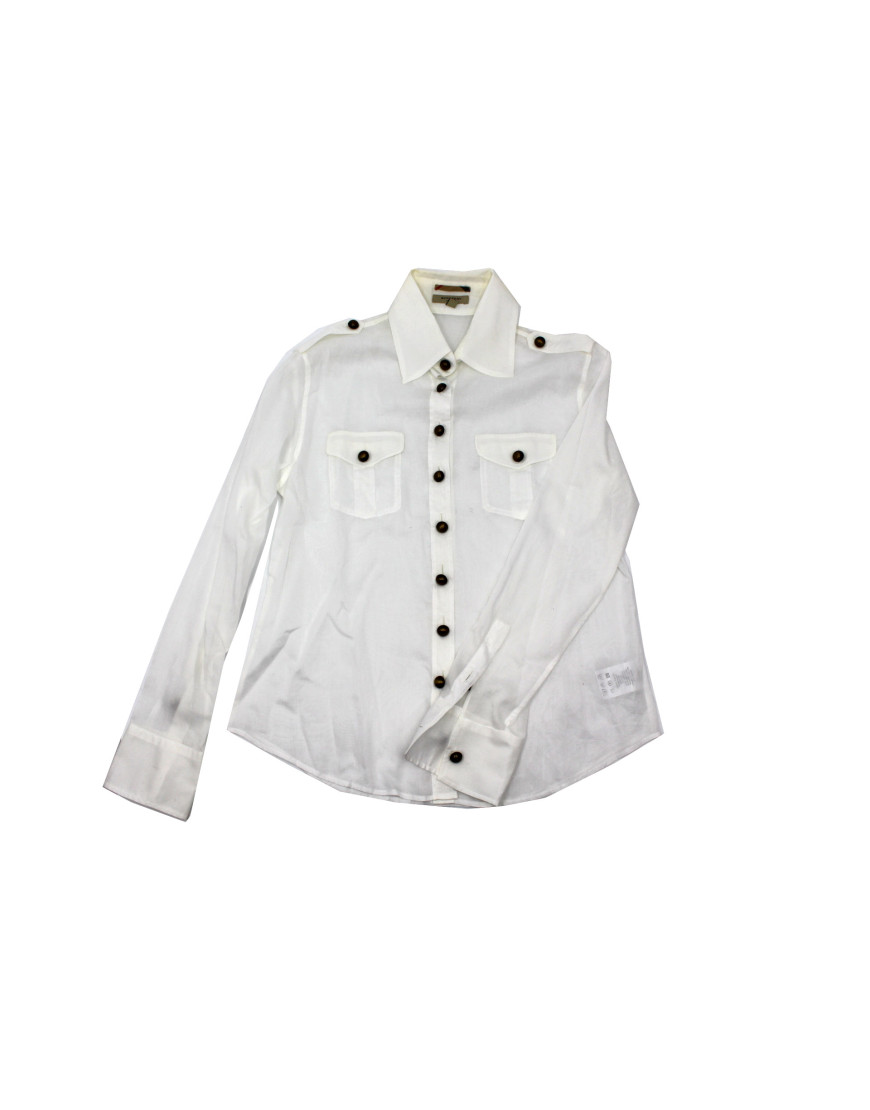 Burberry Camicia Cotone Bianca