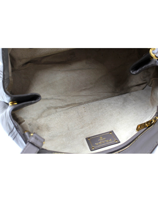 Prada Shopping Pelle Grigia