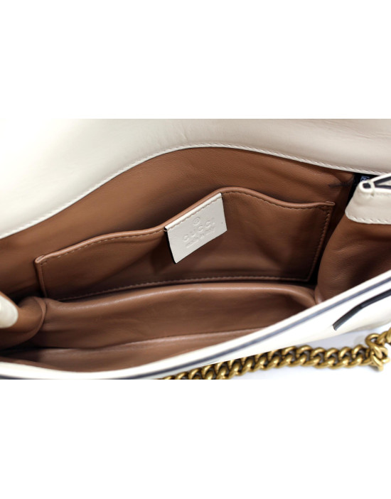 Gucci Tracolla Pelle Panna