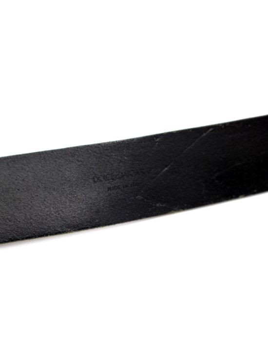 Dolce & Gabbana Cintura Pelle Nera