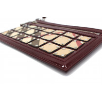 Burberry Pochette Check e vernice