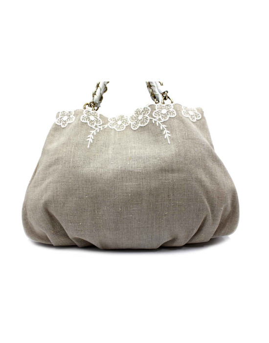 Fendi Mia Tela Beige