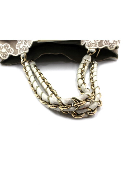 Fendi Mia Tela Beige