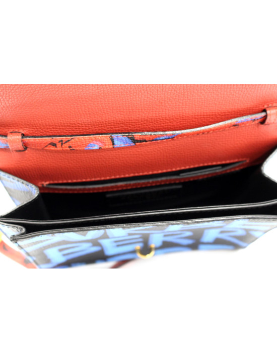 Burberry Graffiti Banner Pelle Rossa e Blu