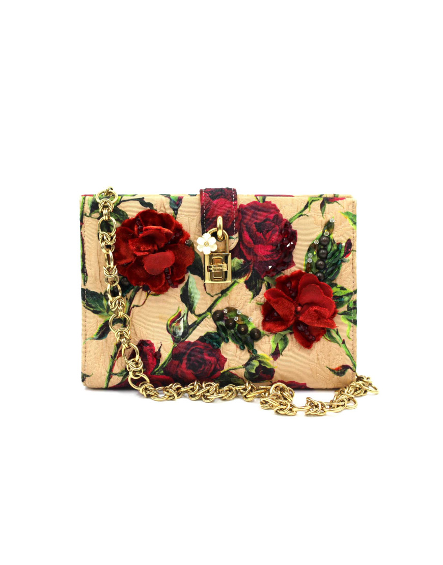 Dolce & Gabbana Pochette Tela Beige