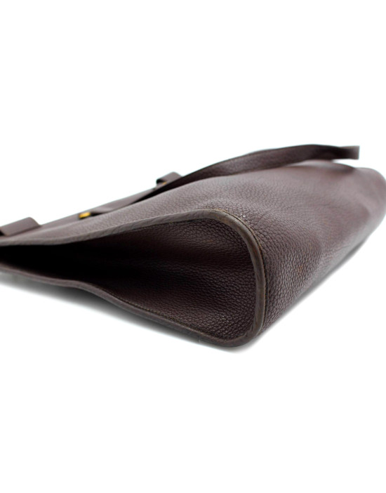 Hermes Hippo Pelle Marrone