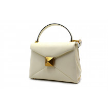 Valentino One Stud Pelle Avorio