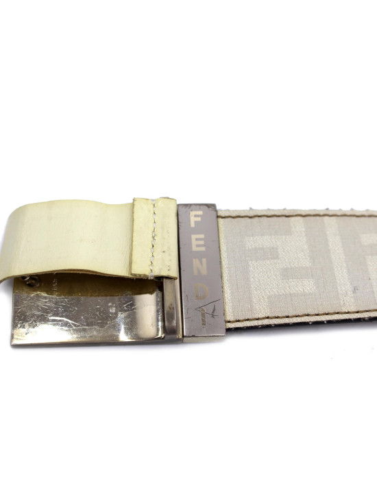 Fendi Cintura 95 Reverse Beige e Bianco