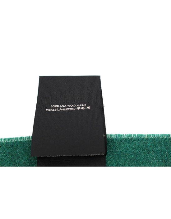 Gucci Sciarpa Lana Verde e Bianca