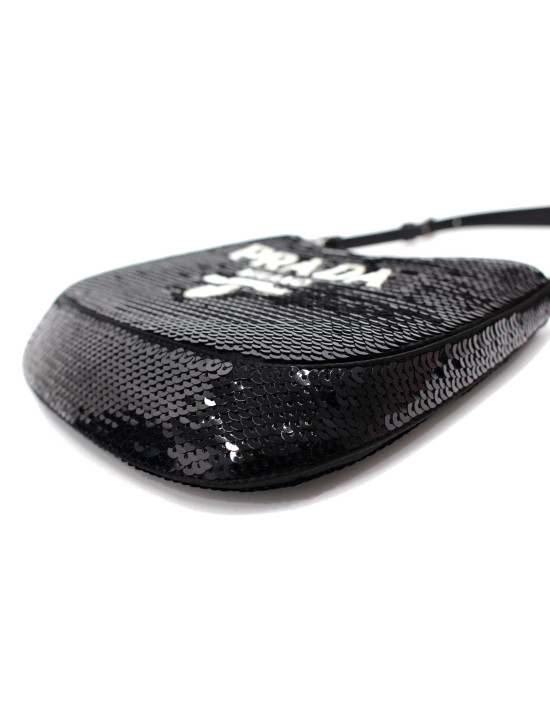 Prada Cleo Paillettes Nere