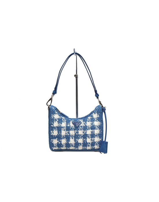 Prada Re Edition Rafia Azzurra