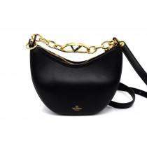 Valentino Hobo V Logo Pelle Nera