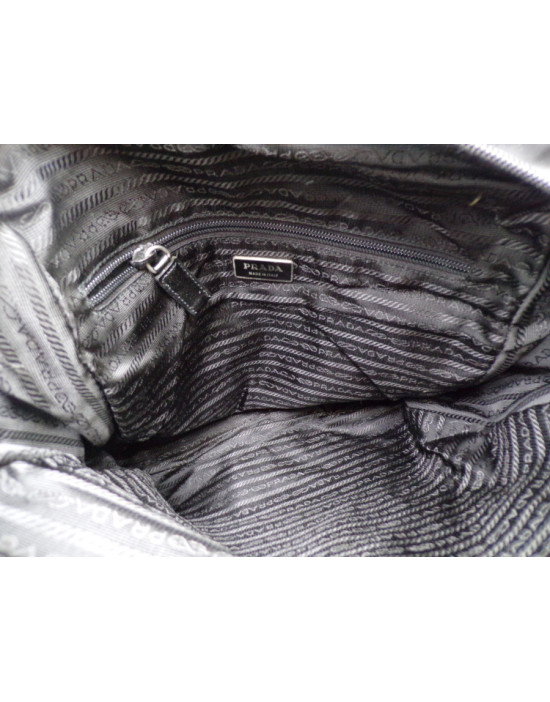 Prada Tracolla Tessuto City Nero