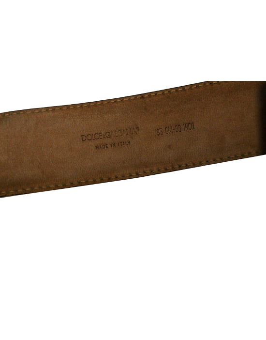 Dolce & Gabbana Cintura Pelle Nera