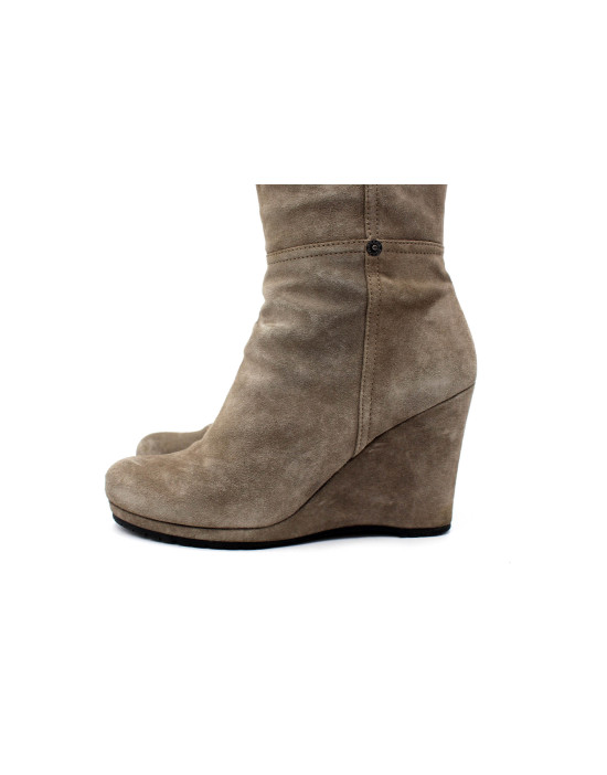 Prada Stivali Pelle Beige
