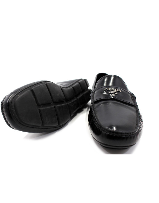 Prada Mocassini 41,5 Pelle Nera