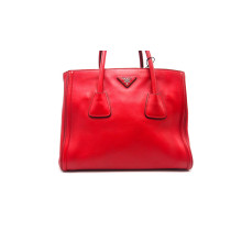 Prada Shopping Pelle Rossa
