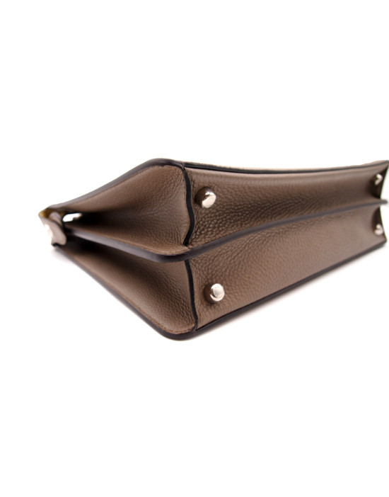 Fendi Peekaboo Pelle Grigia