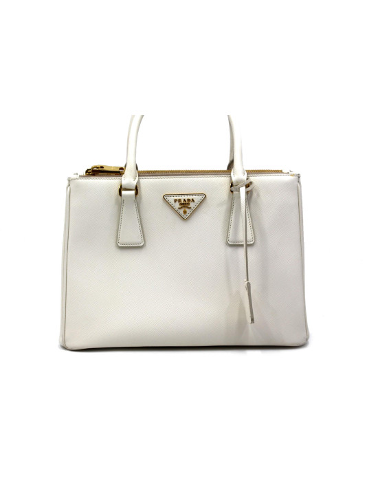 Prada Galleria Pelle Bianca