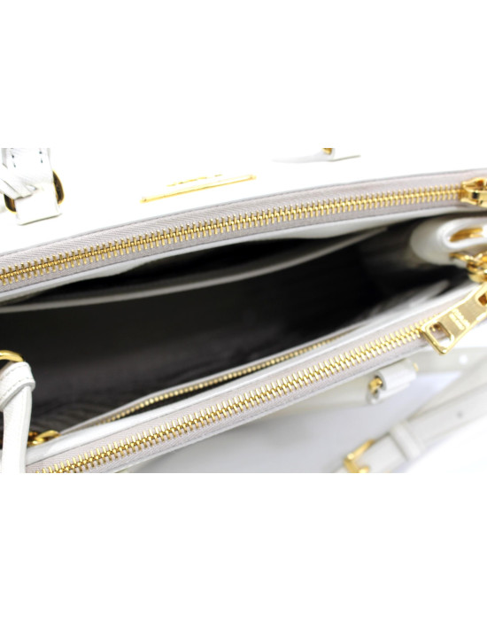 Prada Galleria Pelle Bianca