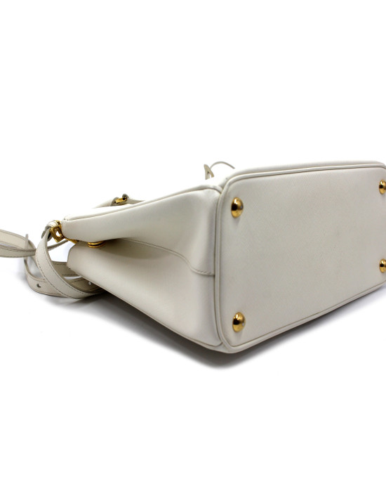 Prada Galleria Pelle Bianca